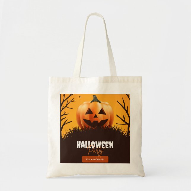Bolso De Tela Helloween (Frente)