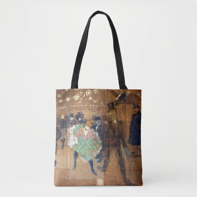 Bolso De Tela Henri de Toulouse-Lautrec - Danza en la Roque (Anverso)