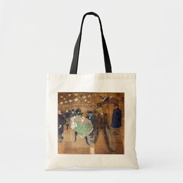 Bolso De Tela Henri de Toulouse-Lautrec - Danza en la Roque (Frente)