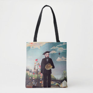 Bolso De Tela Henri Rousseau - Autorretrato-Paisaje