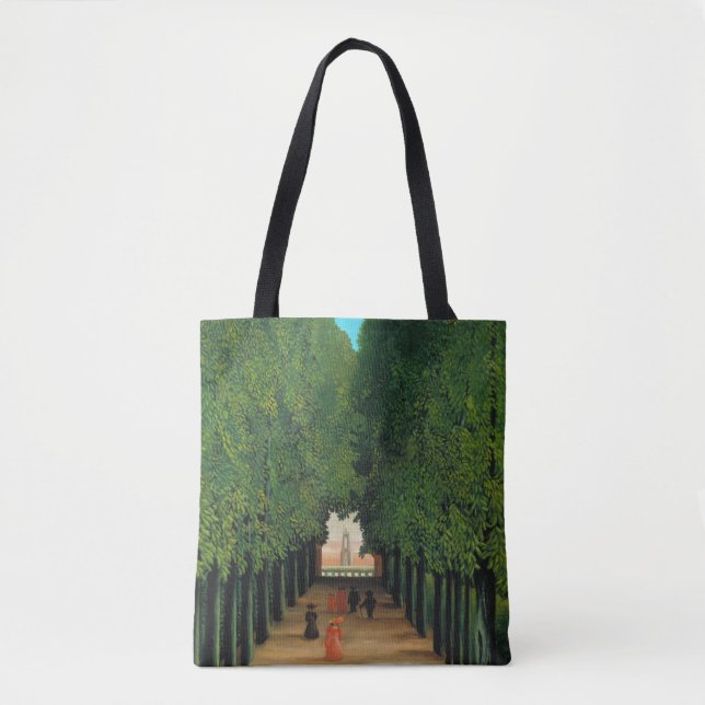 Bolso De Tela Henri Rousseau, Avenida en el Parque de Saint Clou (Anverso)