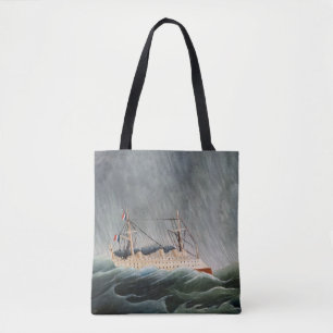 Bolso De Tela Henri Rousseau - El barco en la tempestad