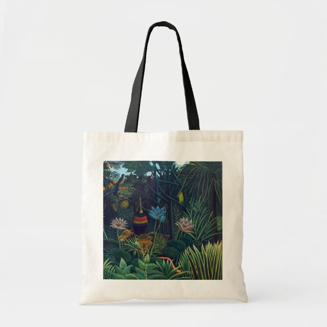 Bolso De Tela Henri Rousseau - El sueño / Le Reve (Frente)