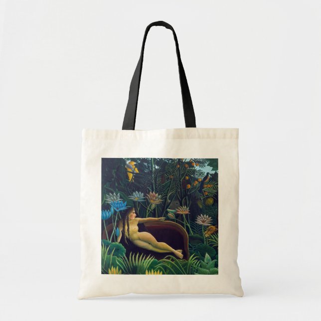 Bolso De Tela Henri Rousseau - El sueño / Le Reve (Frente)