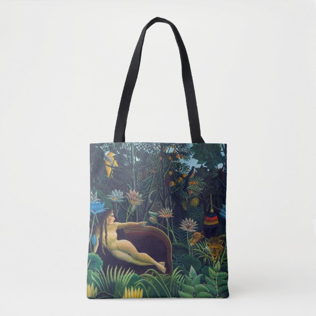 Bolso De Tela Henri Rousseau - El sueño / Le Reve (Anverso)