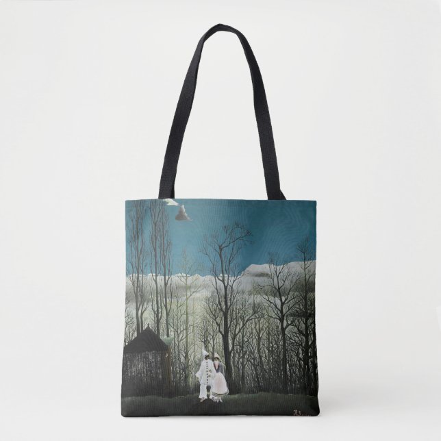 Bolso De Tela Henri Rousseau - Noche de Carnaval (Anverso)