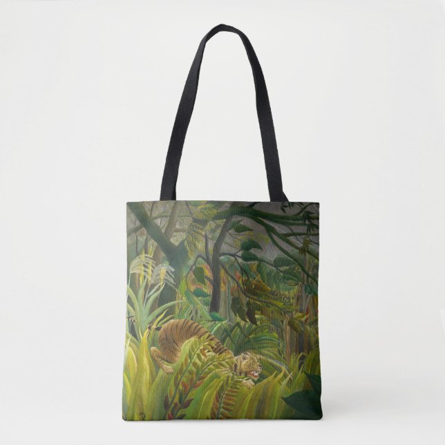 Bolso De Tela Henri Rousseau - ¡Sorprendido! (Anverso)