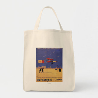 Bolso De Tela Henry Farman vuela en Issy-les-Moulineaux