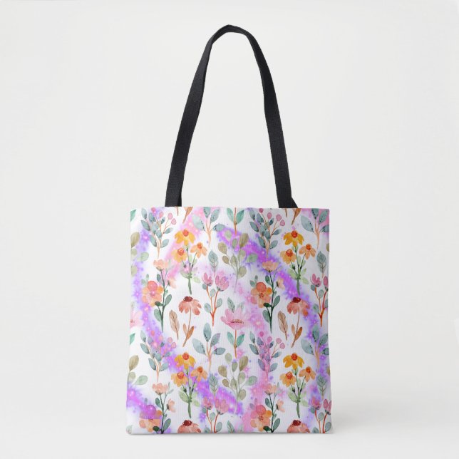 Bolso De Tela Her Four Seasons – Spring Pattern (Anverso)