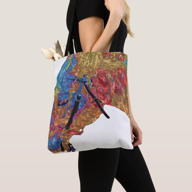 Bolso De Tela Hera el caballo (Detalle)