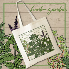 Bolso De Tela Herb Garden