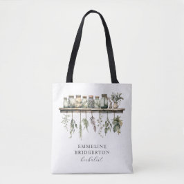 Bolso De Tela Herbalist Watercolor Tote