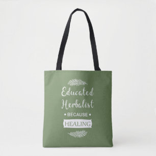Bolso De Tela Herbalista educado