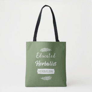 Bolso De Tela Herbalista educado