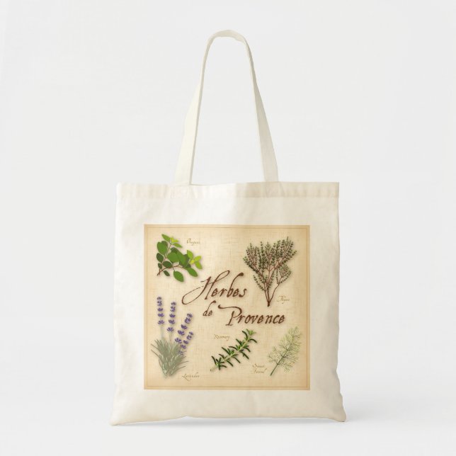 Bolso De Tela Herbes de Provence Tote Bag (Frente)