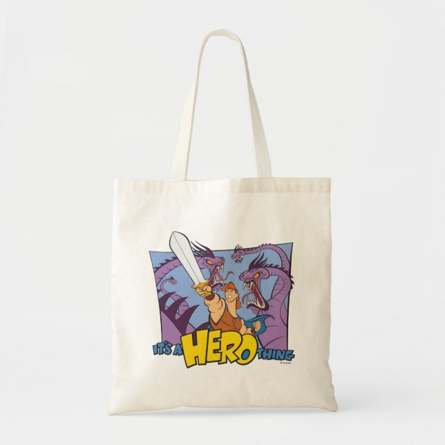 Bolso De Tela Hercules vs Hydra - It's a HERO Thing Tote Bag (Frente)