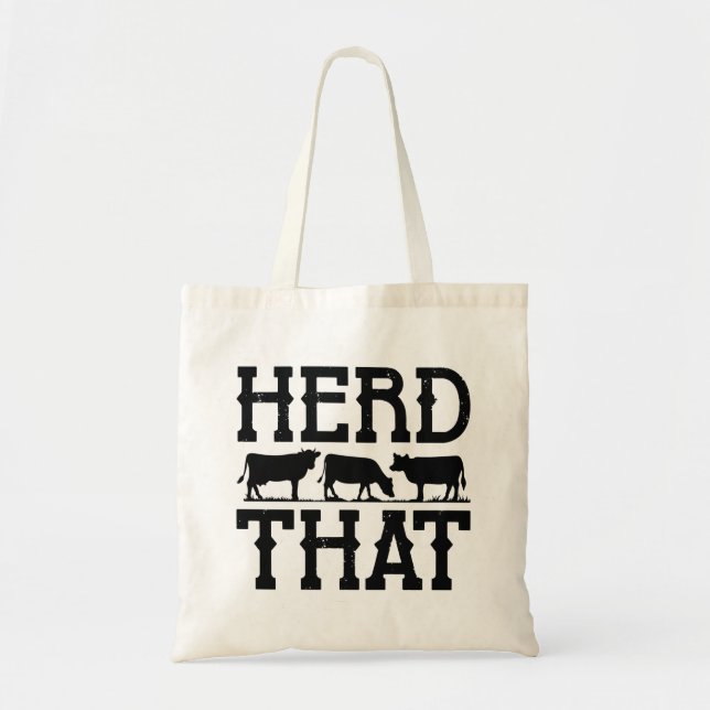 Bolso De Tela Herd That (Frente)