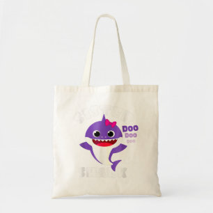 Bolso De Tela Hermana Camisa de Tiburón Hermana de Shark Lover