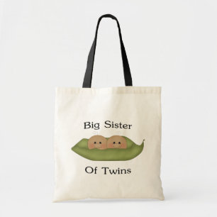 Bolso De Tela Hermana grande de gemelos
