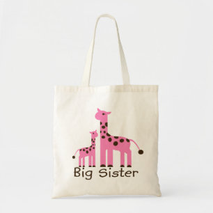 Bolso De Tela Hermana grande de la jirafa