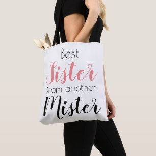 Bolso De Tela Hermana Mejor Adorable de Otro Señor Familia