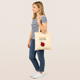 Bolso De Tela Hermana texto personalizado mariquita