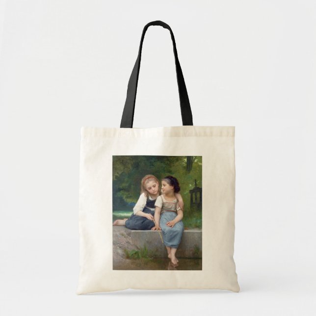 Bolso De Tela Hermanas de Bouguereau (Frente)