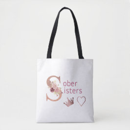 Bolso De Tela Hermanas Sobres Tote Bag Sober Life Rosas