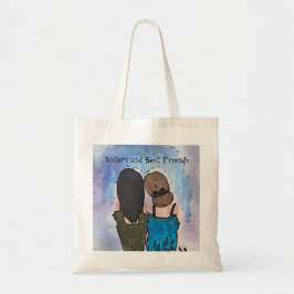 Bolso De Tela Hermanas y mejores amigos