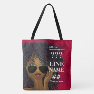 Bolso De Tela Hermandad Roja Arte Negro