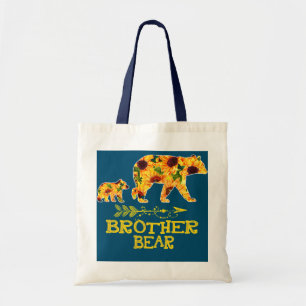 Bolso De Tela Hermano Oso Sunflower Divertido Padre Madre