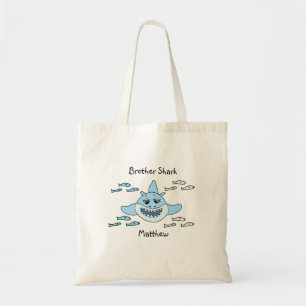 Bolso De Tela Hermano Shark Personalizado Beach Tote Bag