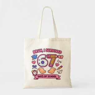 Bolso De Tela Hermano, sobreviví 67 días de escuela