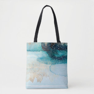 Bolso De Tela Hermosa acuarela de alta resolución con abstracto