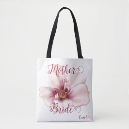 Bolso De Tela Hermosa acuarela Pink Mother of Bride