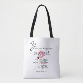 Bolso De Tela Hermosa Biblia Flamingo Verse