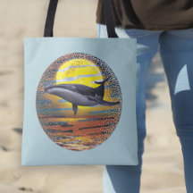 Hermosa cazuela de ballenas retro