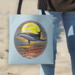 Bolso De Tela Hermosa cazuela de ballenas retro