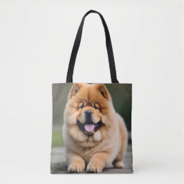 Bolso De Tela Hermosa Chow Chow