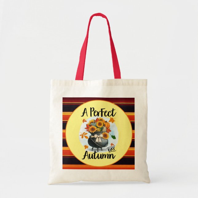Bolso De Tela Hermosa colección de otoño del día de Acción de Gr (Frente)