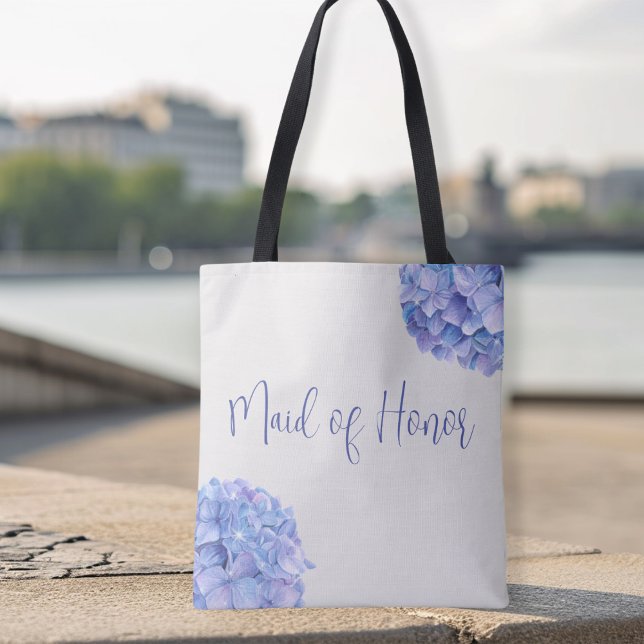 Bolso De Tela Hermosa fiesta nupcial de Hydrangea Azul (Subido por el creador)