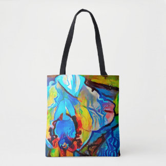 Bolso De Tela Hermosa flor abstracta