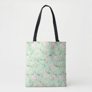 Bolso De Tela Hermosa Floral