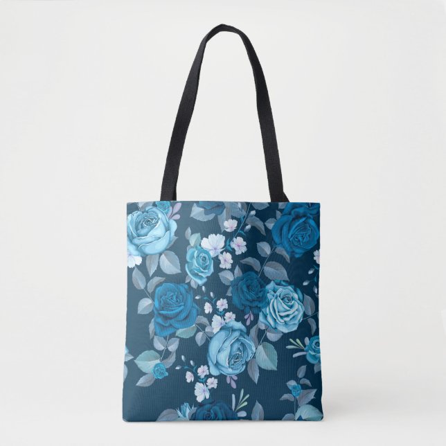 Bolso De Tela Hermosa Floral (Anverso)