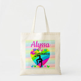 BOLSO DE TELA HERMOSA GIMNASTICA DE AMOR PARA EL DISEÑO