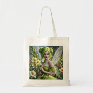 Bolso De Tela Hermosa hada de agosto en Gladioli