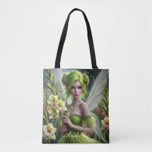 Bolso De Tela Hermosa hada de agosto en Gladioli