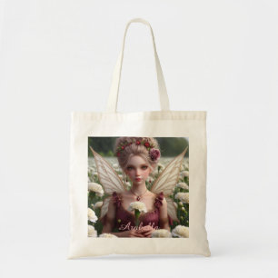 Bolso De Tela Hermosa hada de enero en Carnations