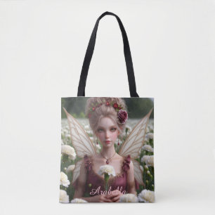 Bolso De Tela Hermosa hada de enero en Carnations