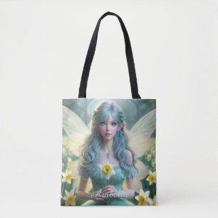 Bolso De Tela Hermosa hada de marzo en Daffodils